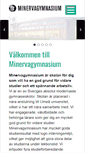 Mobile Screenshot of minervagymnasium.se
